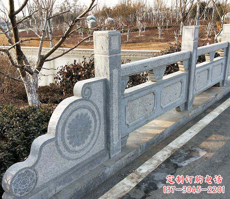 山东园林仿古石栏板景观石雕_1