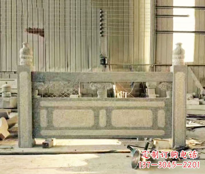 山东园林仿古石栏板景观石雕_2 (2)