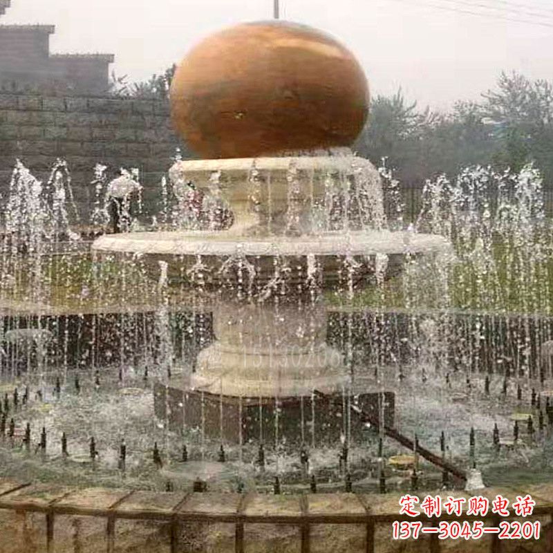 山东园林风水球