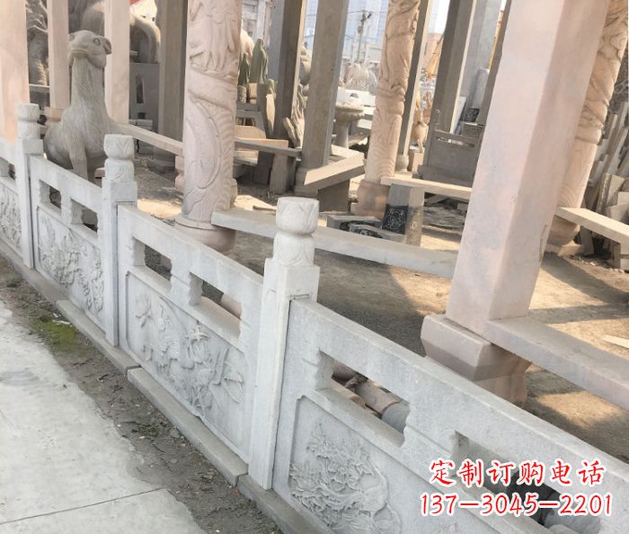 山东园林景观大理石浮雕栏板石雕