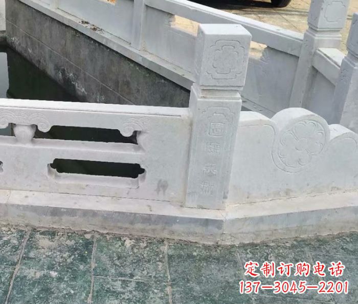 山东园林景观大理石栏板雕塑 (7)