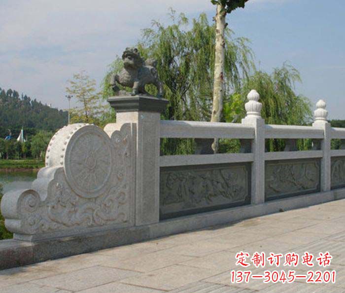 山东园林景观大理石栏板雕塑