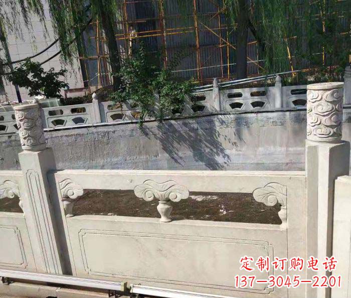 山东园林景观大理石栏板石雕 (6)
