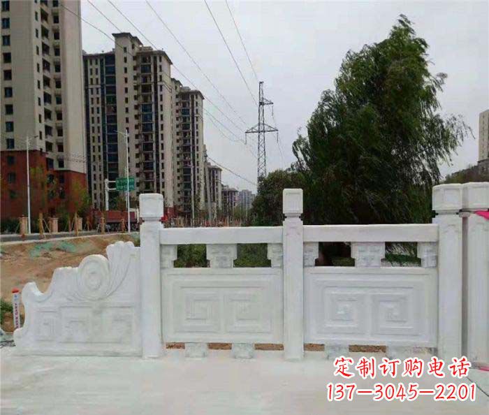 山东园林景观大理石栏板石雕 (5)