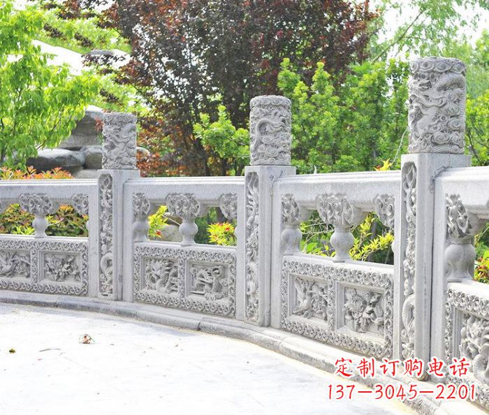 山东园林景观大理石栏板石雕 (9)