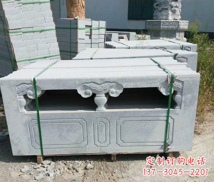 山东园林景观大理石栏板石雕 (13)