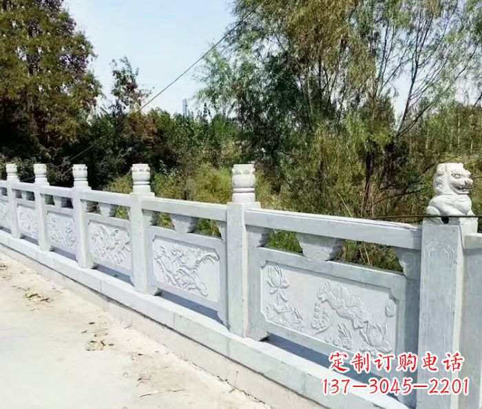 山东园林景观大理石栏板石雕_1
