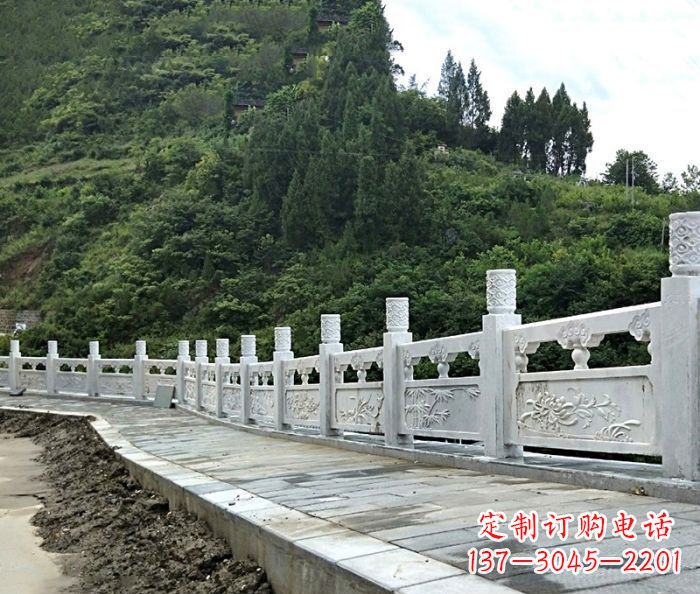 山东园林景观大理石栏板石雕_2