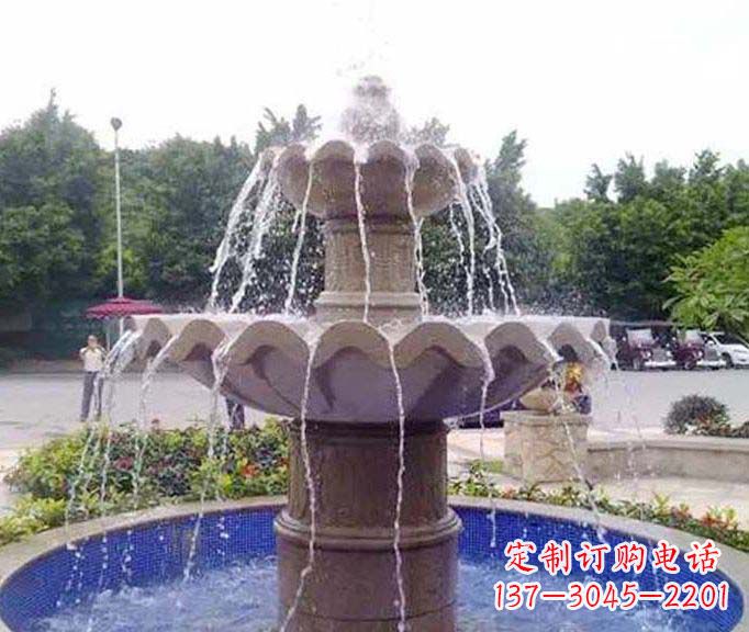 山东园林景观大理石喷泉石雕