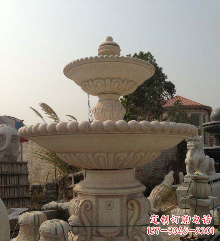山东园林景观大型喷泉石雕