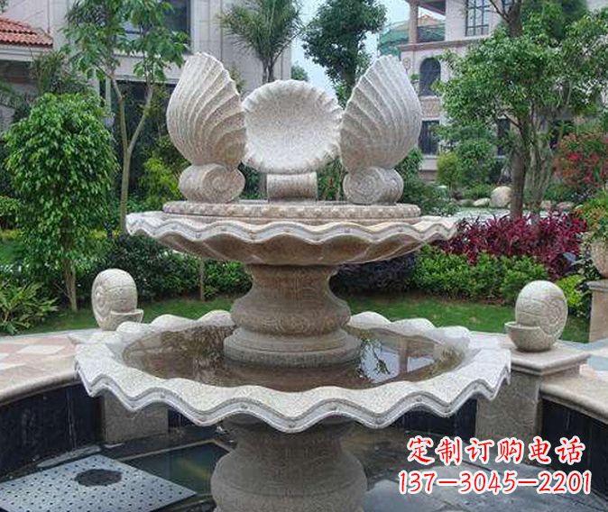 山东园林景观多层喷泉石雕