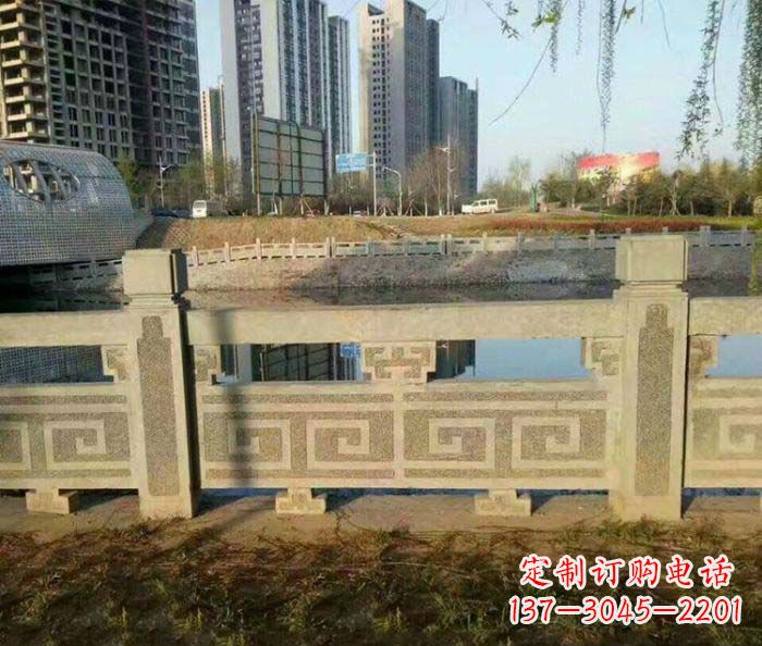 山东园林景观仿古石雕栏板 (3)