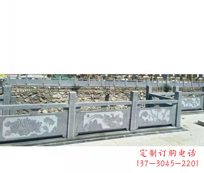山东园林景观仿古石雕栏板 (5)