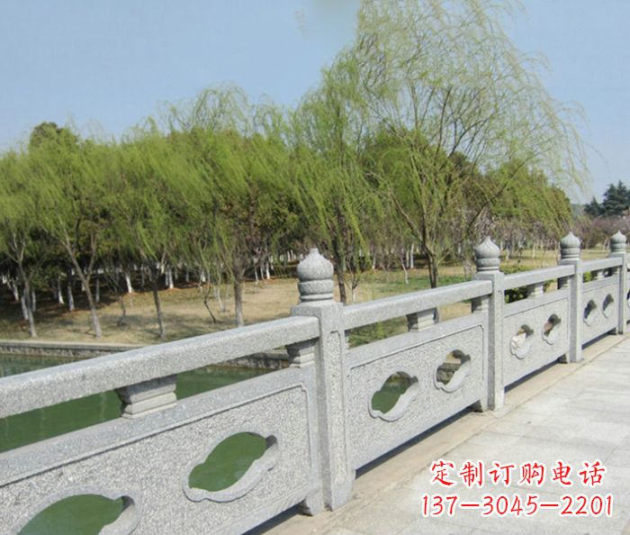 山东园林景观真山桥石雕栏板
