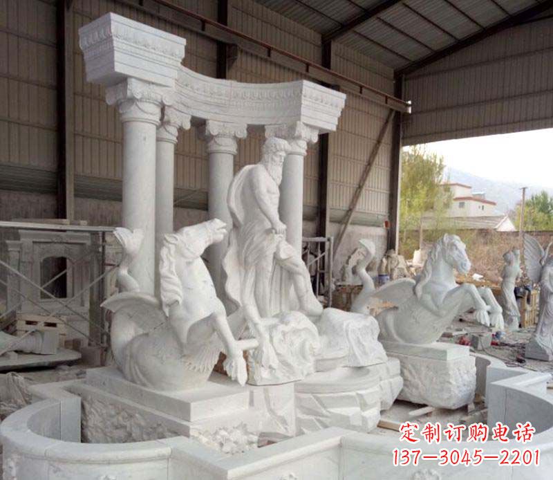 山东园林欧式喷泉景观石雕