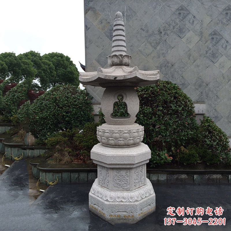 山东园林石雕灯笼