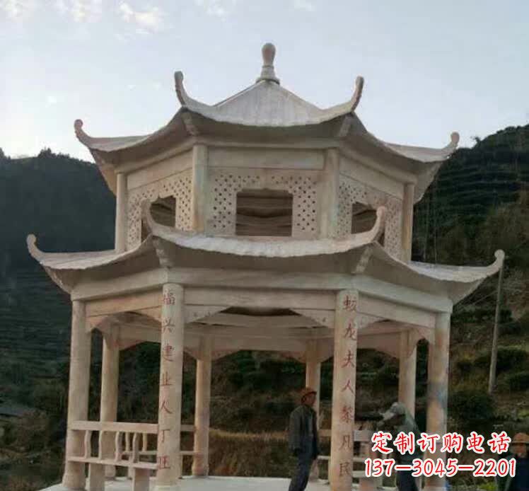 山东园林石雕凉亭