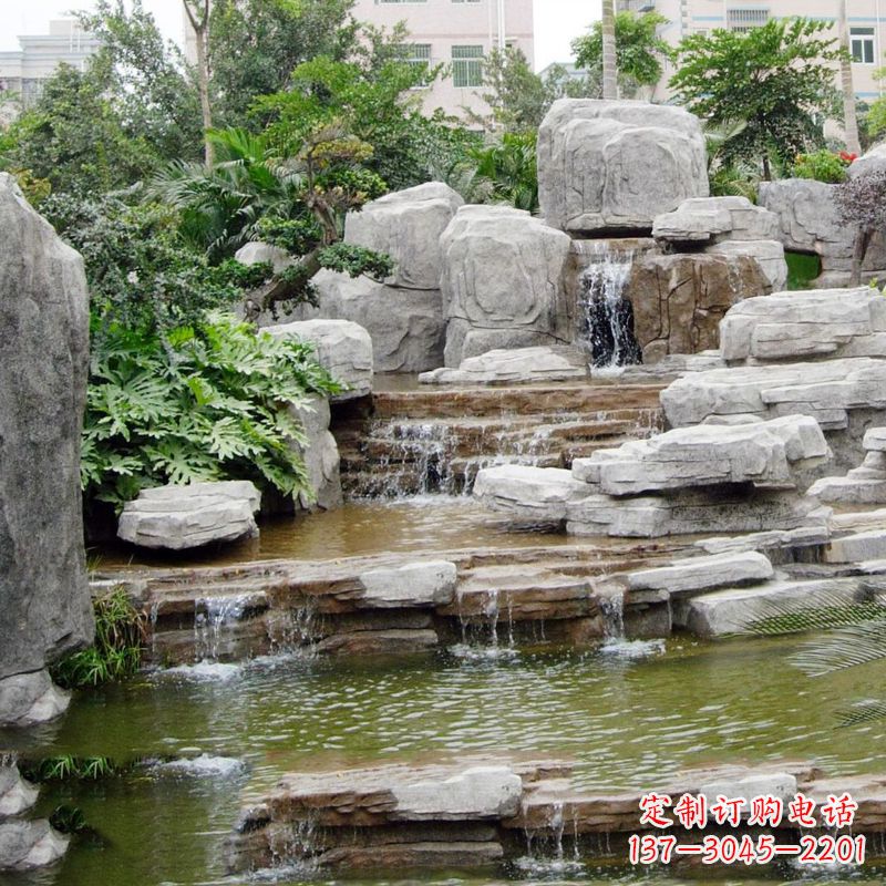 山东园林石头假山流水