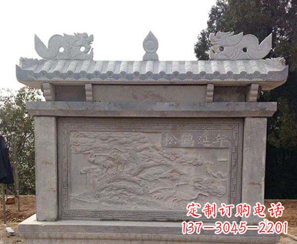 山东园林石影壁景观石雕