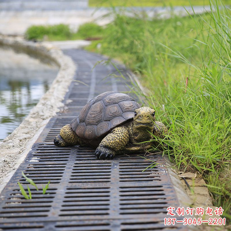 山东园林水景动物仿真乌龟雕塑