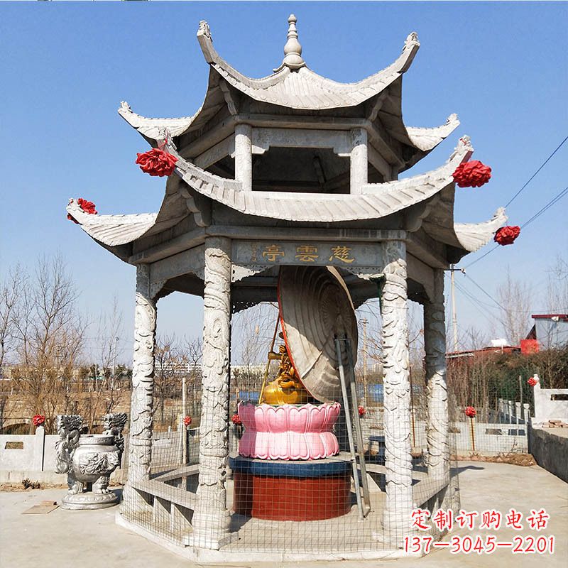山东园林亭子双层凉亭