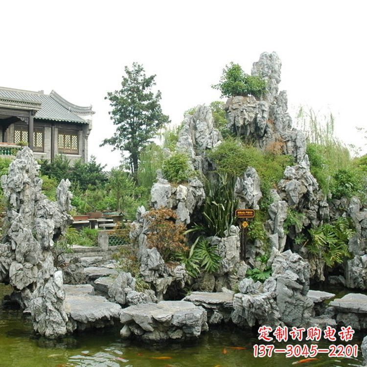 山东园林庭院奇石假山