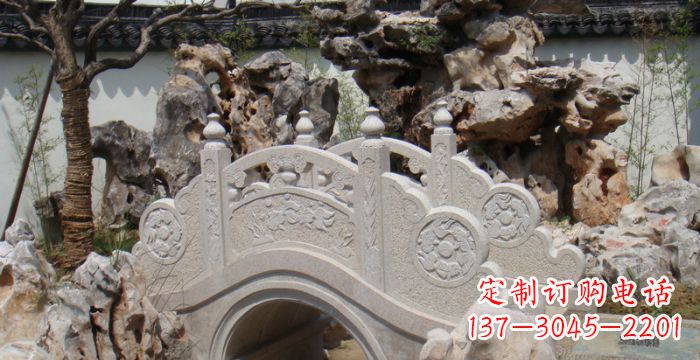 山东园林小型石拱桥