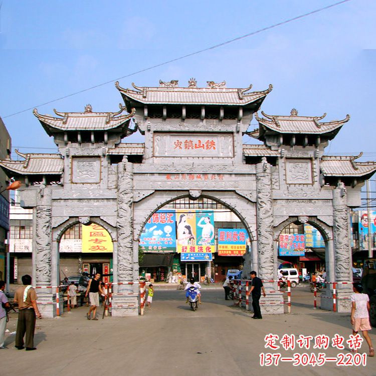 山东张艺石雕牌坊