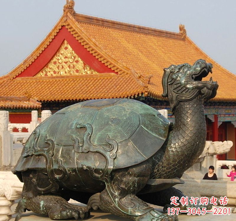 山东招财龙龟铜雕塑