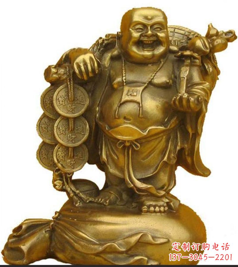山东招财弥勒佛铜雕