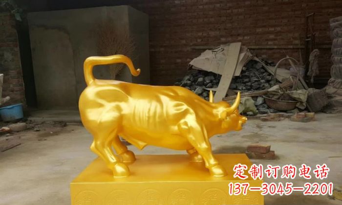 山东招财铜牛雕塑 (2)