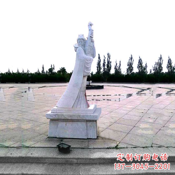 山东中国古代四大美女之王昭君广场石雕塑