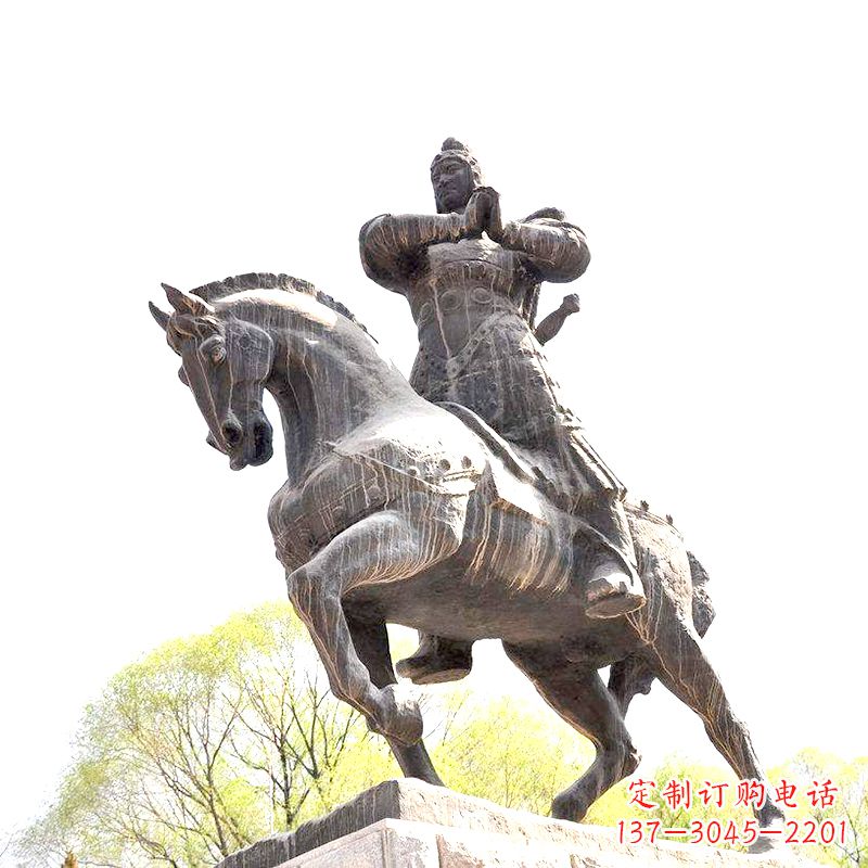 山东中国历史名人民族英雄霍去病铜雕塑