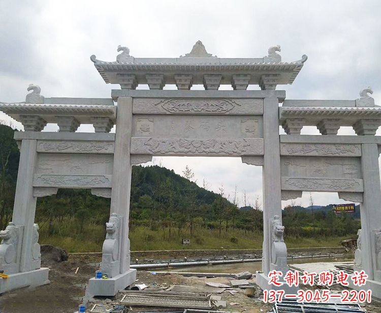 山东忠义石牌坊
