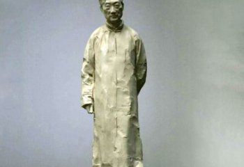 山东徐悲鸿雕塑像石雕历史名人雕像
