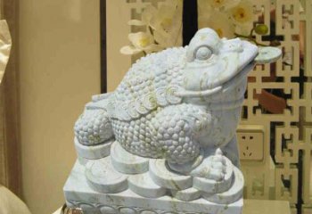 山东招财神兽金蟾石雕