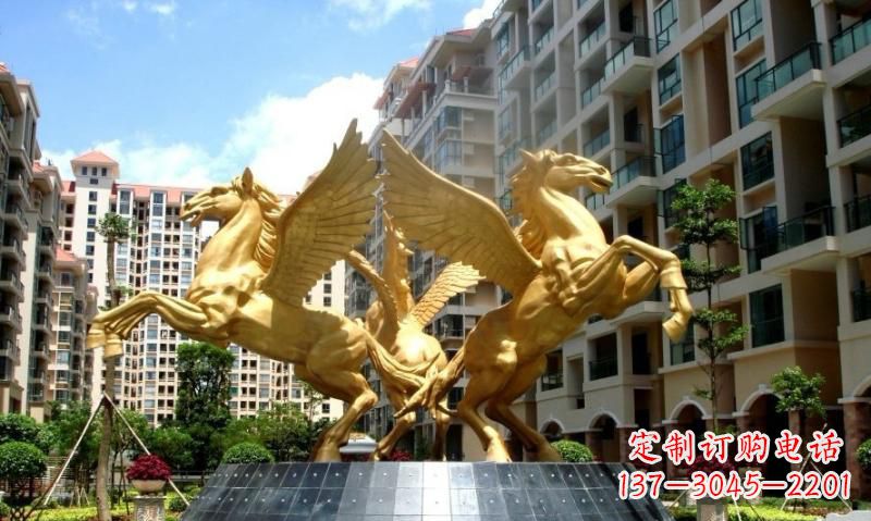 山东铸铜飞马雕塑
