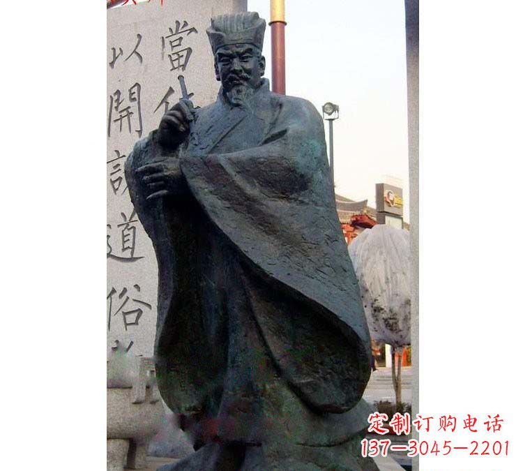 山东铸铜古代名人颜真卿