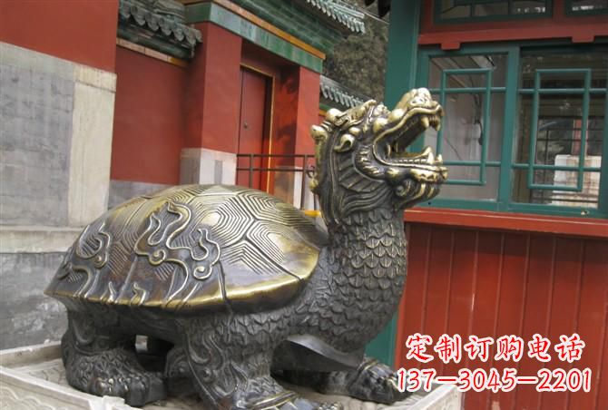 山东铸铜龙龟雕塑