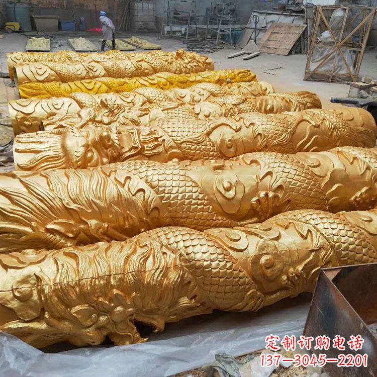 山东铸铜龙柱